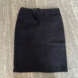 Black pencil skirt